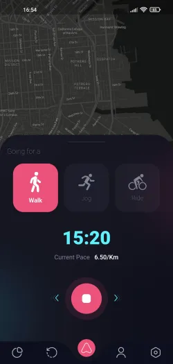 Polyrun tracking screen
